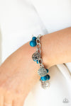 Lotus Lagoon Blue Beaded Bracelet