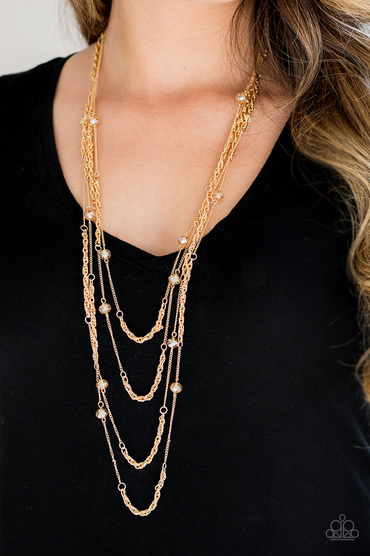 Open for Opulence Gold Necklace Set