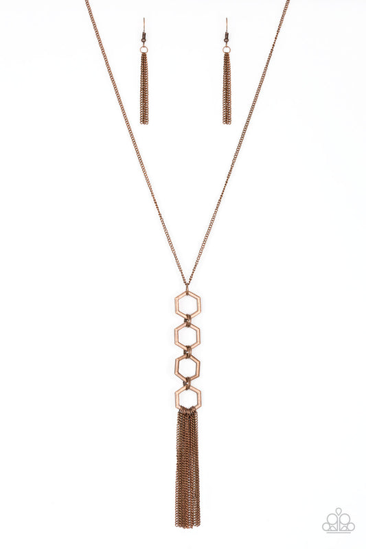 Ready, Set, GEO! Copper Necklace Set