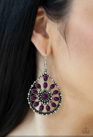 Free to Roam Purple Earrings