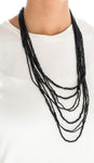 Totally Tonga-Black Necklace Set