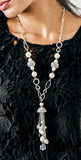 Designated Diva-White Necklace Set