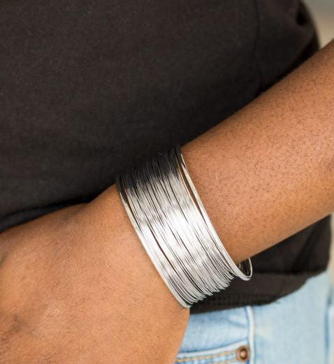 Silver Wire Clasp Bracelet
