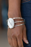 Canyon Dream White Cuff Bracelet