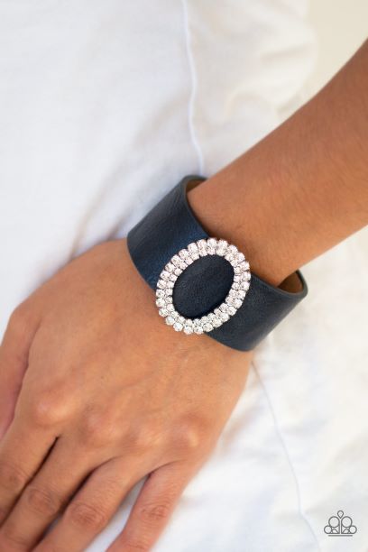 Center Stage Starlet Blue Wrap Bracelet