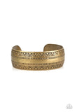 NR* Desert Peaks Brass Bracelet