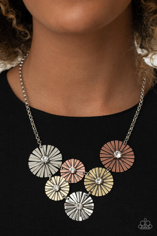 "Flauntable Fanfare" Multi-Colored Necklace