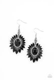 Big Time Twinkle" Black Earrings