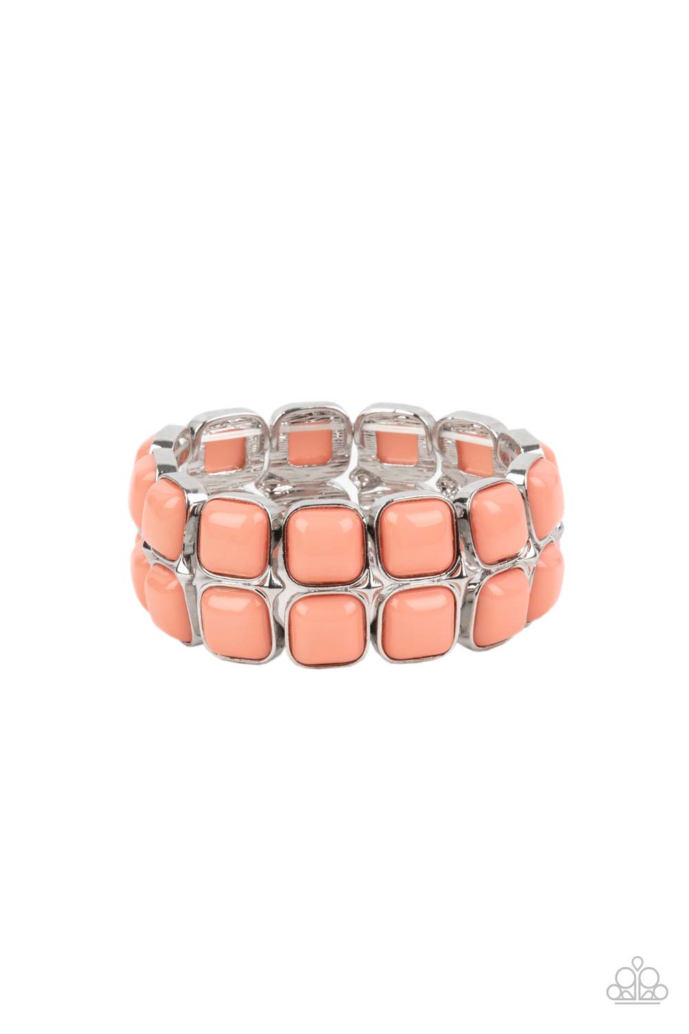 "Double the DIVA-ttitude" Orange Bracelet