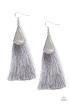 In Full PLUME- Silver Earrings