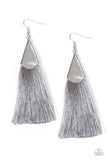 In Full PLUME- Silver Earrings