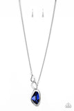 Optical Opulence Blue Necklace Set