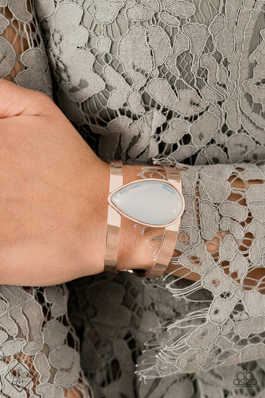 Optimal Opalescence Gold Bracelet