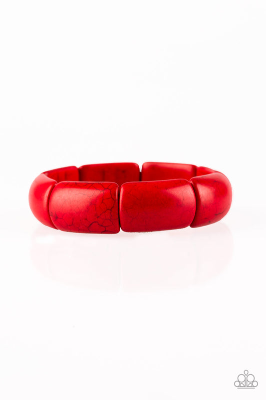 Peace Out Red Bracelet