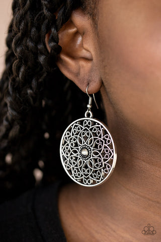 Petal Prana Silver Earrings