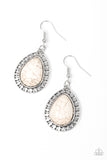 Sahara Serenity White Earrings