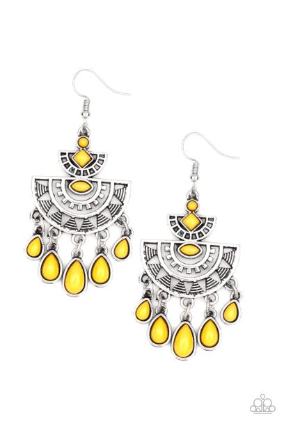 Sol Searching Yellow Earring