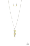 Teardrop Serenity Yellow Necklace