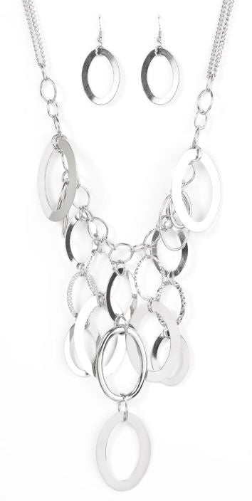 A Silver Spell Necklace Set