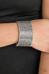 Glitter Gossip Silver Wrap Bracelet