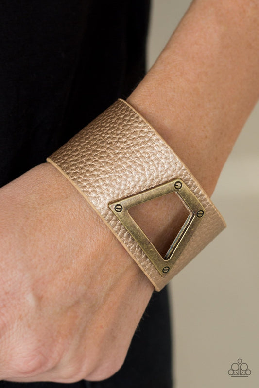 Power Play Gold Urban Wrap Bracelet