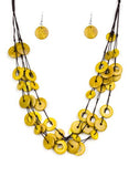 Wonderfully Walla Walla-Yellow Necklace Set