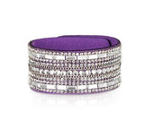 Purple Radiance Wrap Bracelet