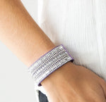 Purple Radiance Wrap Bracelet