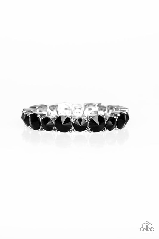 Born to Bedazzle Black Bracelet