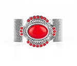 Canyon Crafted- Red Cuff Bracelet*