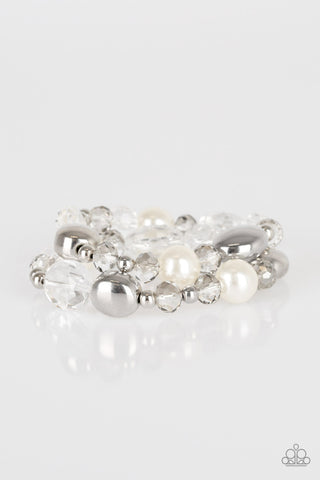 Downtown Dazzle White Bracelet