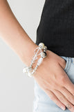 Downtown Dazzle White Bracelet