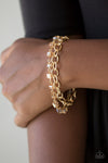 NR* Life of the Block Party Gold Bracelet