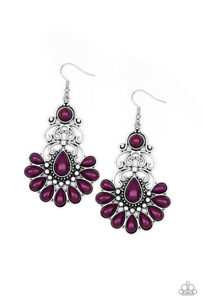 Paradise Parlor Purple Earring