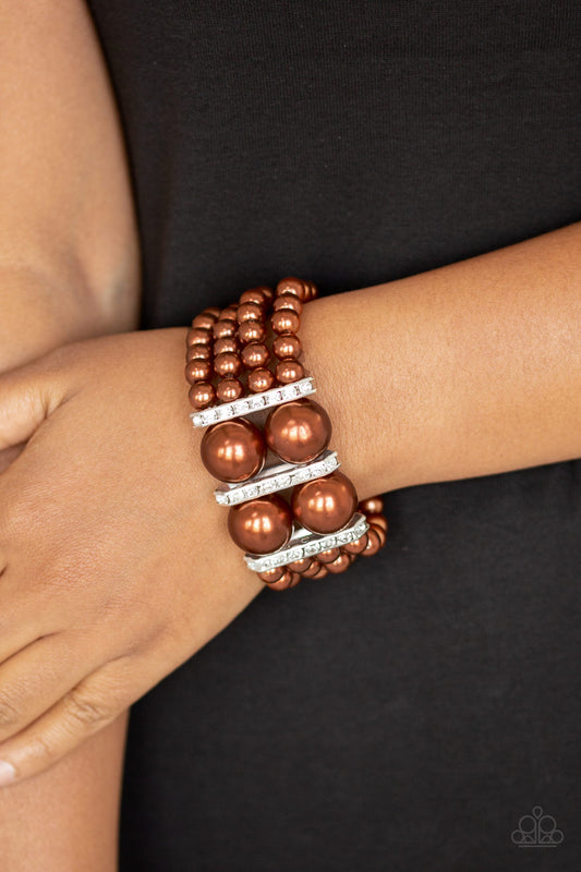 Romance Remix Brown Bracelet