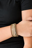 Seize the Sass Brass Wrap Bracelet