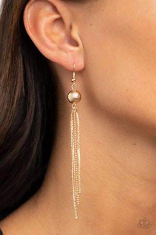 SLEEK-ing Revenge Gold Earrings