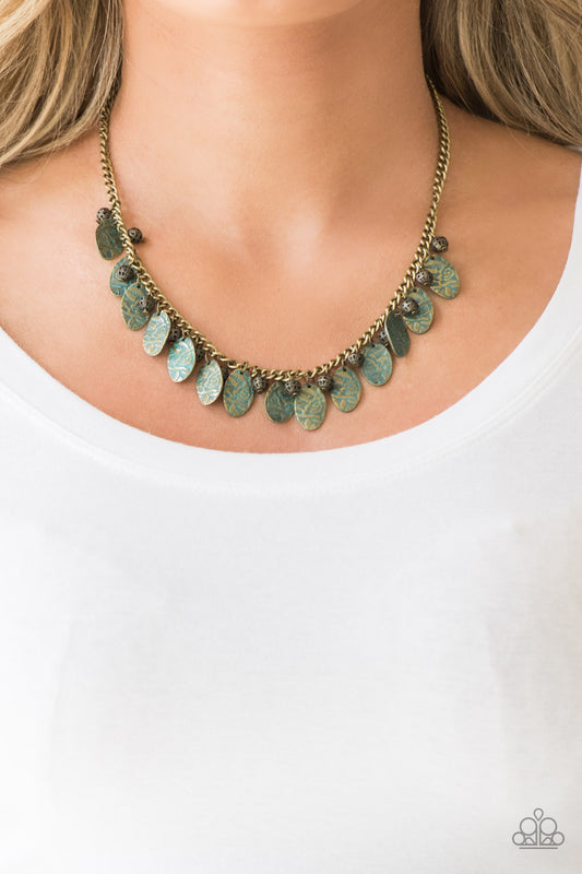 Vintage Gardens Brass Necklace Set
