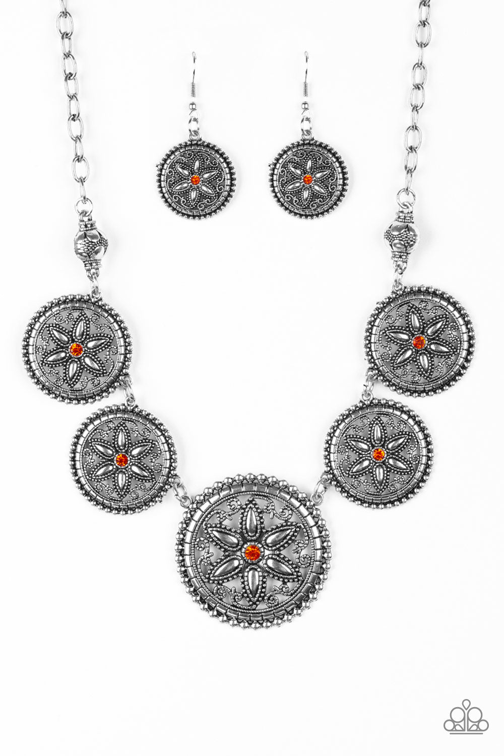 Written in the Starlillies Orange Necklace