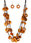 Wonderfully Walla Walla Orange Necklace Set