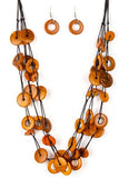 Wonderfully Walla Walla Orange Necklace Set