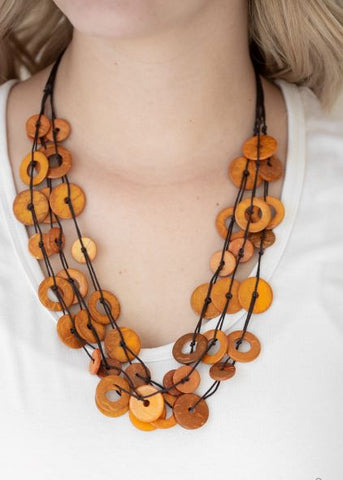 Wonderfully Walla Walla Orange Necklace Set