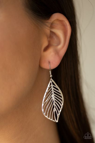 Featherly Foliage Brown Necklace Set