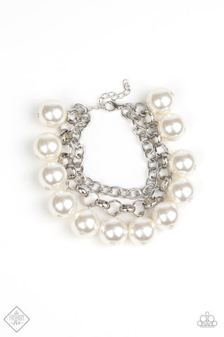 Word on Wall Street Pearl Bracelet