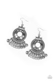 Rural Rhythm White Earring