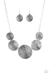 Deserves A Medal Silver Necklace Set