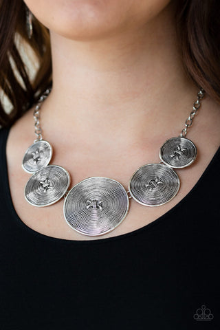 Deserves A Medal Silver Necklace Set