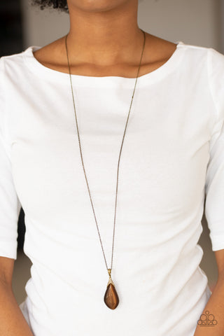 Friends in Glow Places Brass Necklace Set