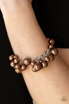 Girls in Pearls Brown Beaded Bracelet