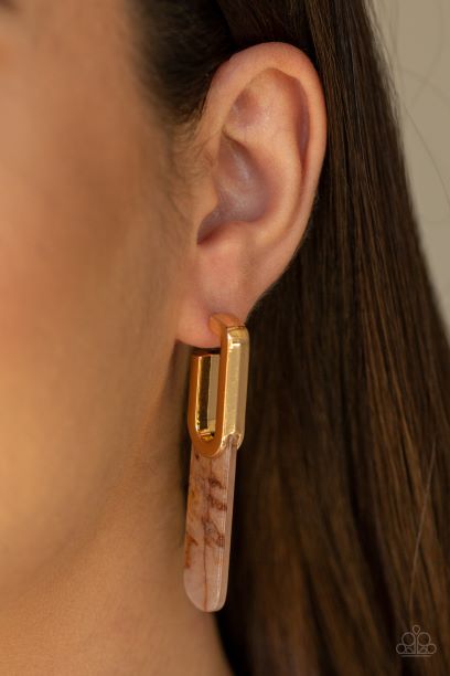 Haute Off the Press Multi-Colored Earrings